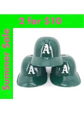 90s Oakland A's MLB baseball 90s Laich ice cream helmets 1990s vintage SALE